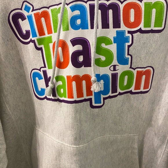 Champion x Cinnamon Toast Crunch Hoodie. Like new condition. - Picture 2 of 4